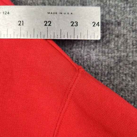 PUMA X JUNE AMBROSE Red High Court Hope Oversized Poncho Hoodie SIZE LARGE - Picture 14 of 16